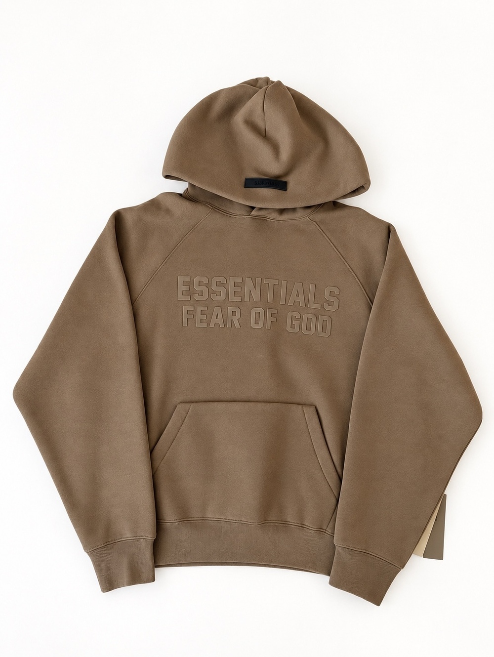 Fear of God ESSENTIALS Wood Hoodie — Size XXS